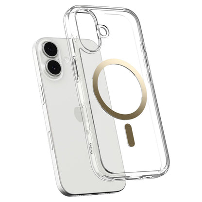 Θήκη MagSafe για Apple iPhone 17, Spigen, Ultra Hybrid, Διάφανο Χρυσό