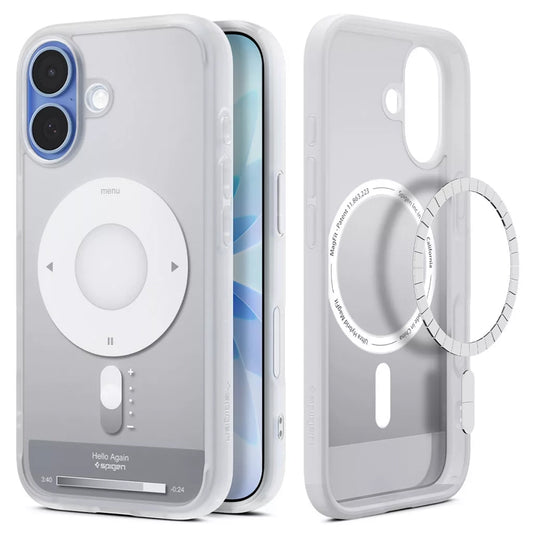 Θήκη MagSafe για Apple iPhone 17, Spigen, Ultra Hybrid Classic, Ασημί