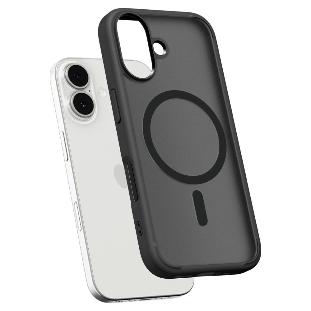 Θήκη MagSafe για Apple iPhone 17, Spigen, Ultra Hybrid, Ματ Μαύρη