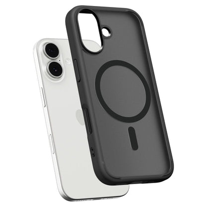 Θήκη MagSafe για Apple iPhone 17, Spigen, Ultra Hybrid, Ματ Μαύρη