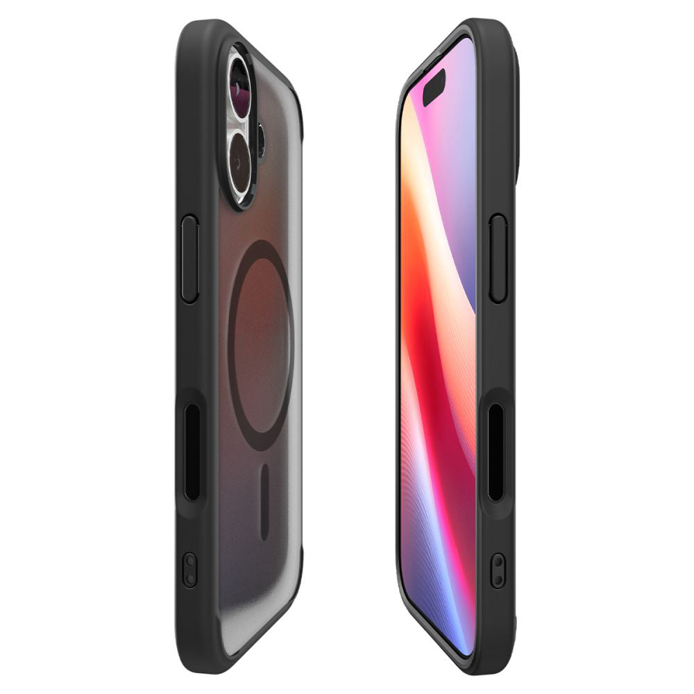 Θήκη MagSafe για Apple iPhone 17, Spigen, Ultra Hybrid, Ματ Μαύρη