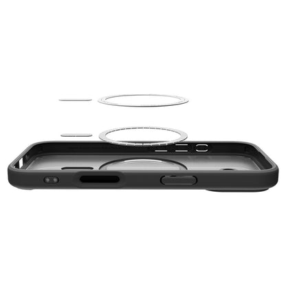 Θήκη MagSafe για Apple iPhone 17, Spigen, Ultra Hybrid, Ματ Μαύρη