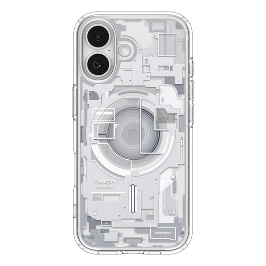 MagSafe Case for Apple iPhone 17, Spigen, Ultra Hybrid Zero One, White