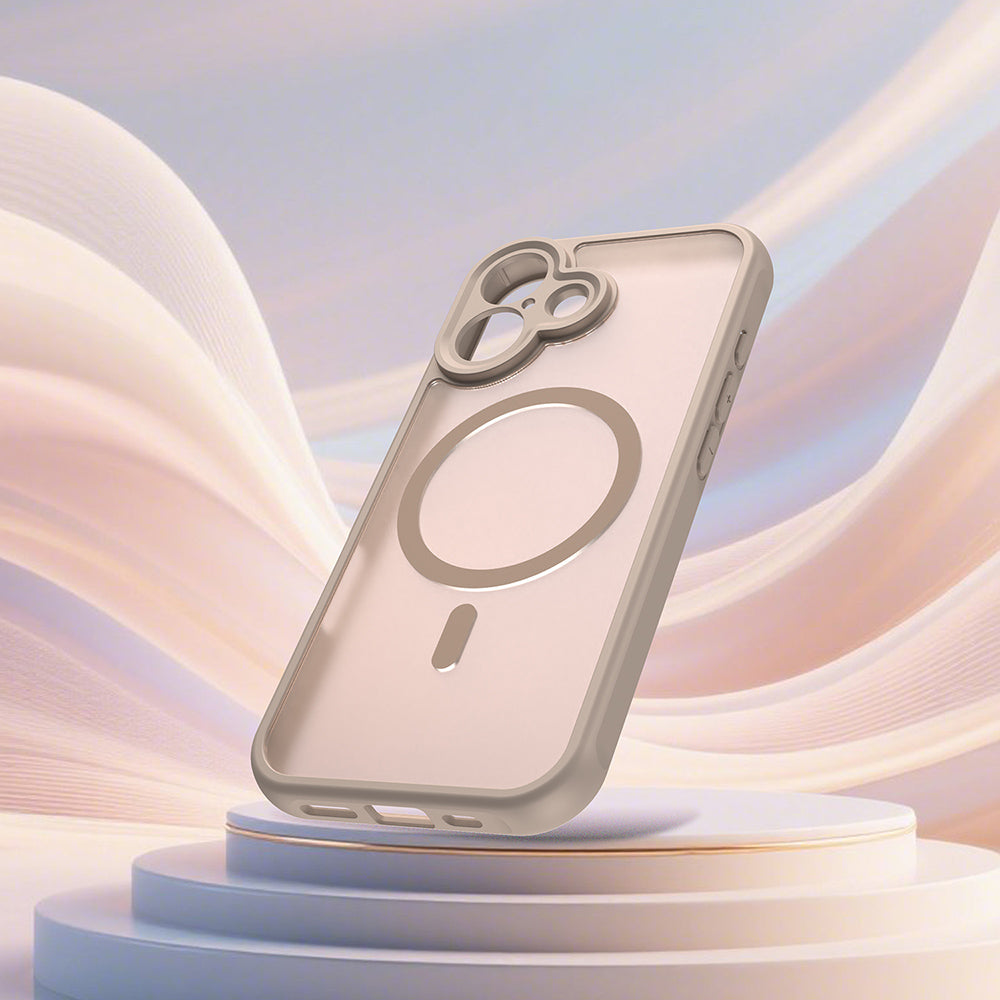 Θήκη MagSafe για Apple iPhone 17, Techsuit, HaloFrost II, Χρυσή