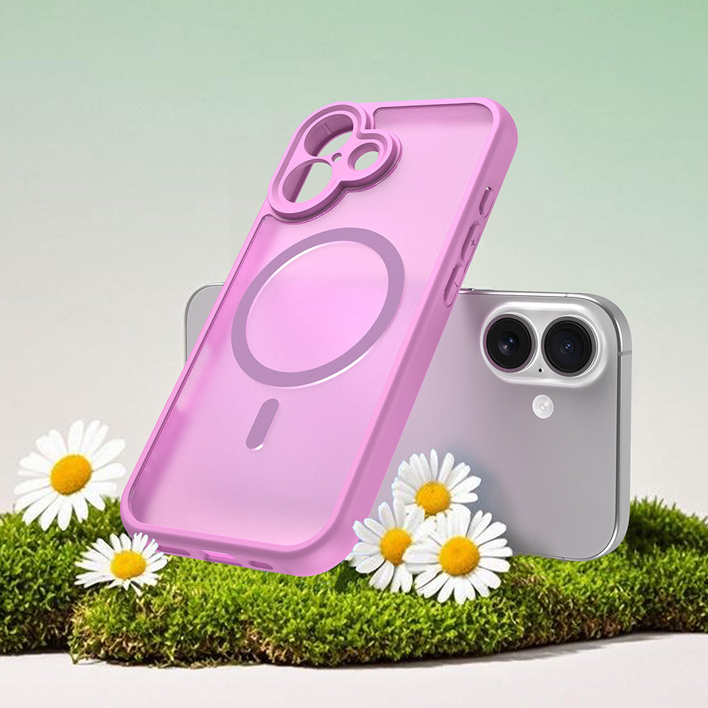 Θήκη MagSafe για Apple iPhone 17, Techsuit, HaloFrost II, Ροζ