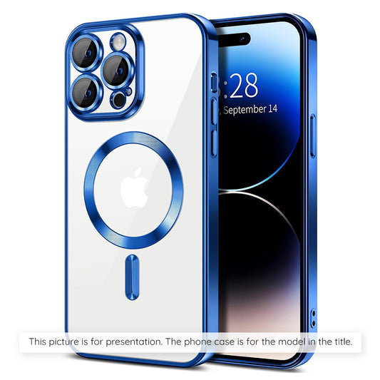 Θήκη MagSafe για Apple iPhone 17, Techsuit, Luxury Crystal, Μπλε