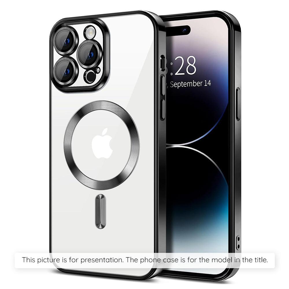 Θήκη MagSafe για Apple iPhone 17, Techsuit, Luxury Crystal, Μαύρη