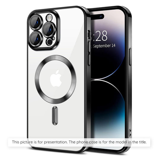 Θήκη MagSafe για Apple iPhone 17, Techsuit, Luxury Crystal, Μαύρη