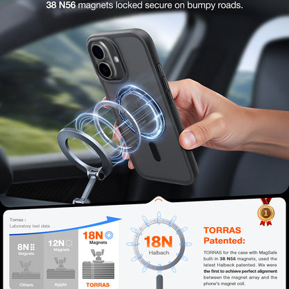 Θήκη MagSafe για Apple iPhone 17, Torras, Guardian, Μαύρη