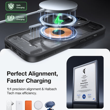 Θήκη MagSafe για Apple iPhone 17, Torras, Guardian, Μαύρη