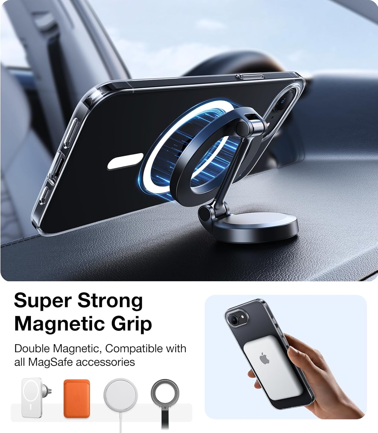 Θήκη MagSafe για Apple iPhone 17, Torras, SlimFit, Μαύρη