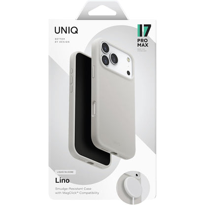 Θήκη MagSafe για Apple iPhone 17, UNIQ, Lino MagClick, Γκρι
