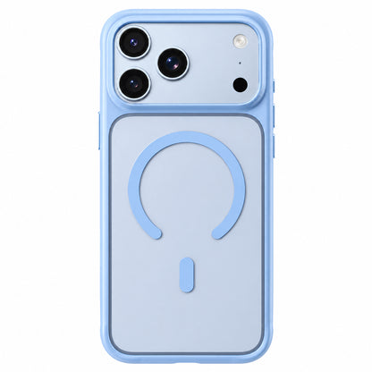 Θήκη MagSafe για Apple iPhone 18 Pro / 17 Pro, Blueo, φιλική προς το δέρμα, αντικραδασμική, σατινέ μπλε