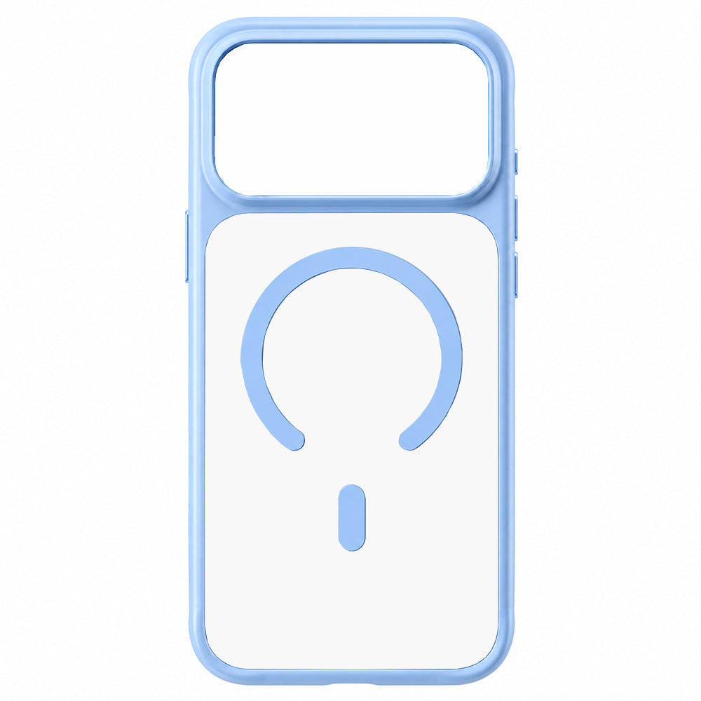 Θήκη MagSafe για Apple iPhone 18 Pro / 17 Pro, Blueo, φιλική προς το δέρμα, αντικραδασμική, σατινέ μπλε