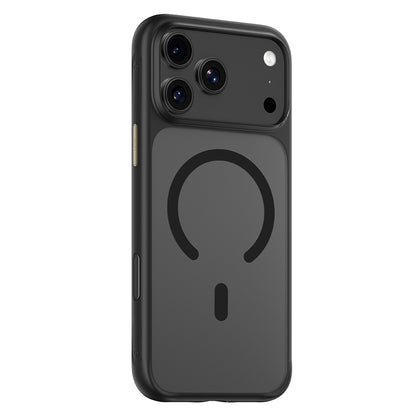 MagSafe Case for Apple iPhone 18 Pro / 17 Pro, Blueo, Skin-Friendly Anti-Drop, Satin Black