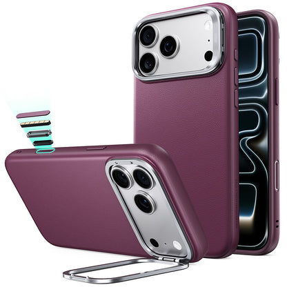 Θήκη MagSafe για Apple iPhone 18 Pro / 17 Pro, ESR, Atelier με Βάση Στήριξης, Σκούρο Βυσσινί Ματ