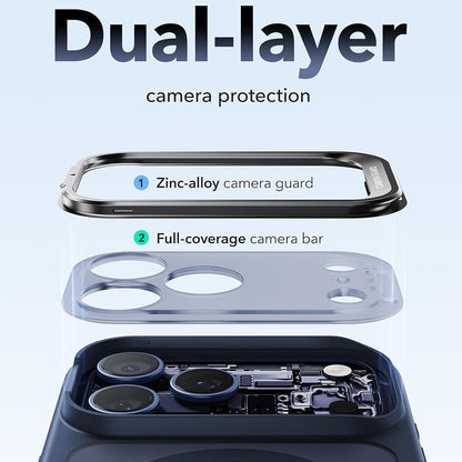 Θήκη MagSafe για Apple iPhone 18 Pro / 17 Pro, ESR, Classic Hybrid Kickstand, Μπλε Σατινέ