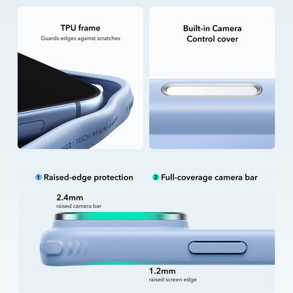 Θήκη MagSafe για Apple iPhone 18 Pro / 17 Pro, ESR, Classic Hybrid Kickstand, Μπλε Σατινέ
