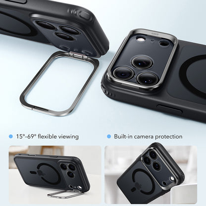 Θήκη MagSafe για Apple iPhone 18 Pro / 17 Pro, ESR, Classic Hybrid Kickstand, Μαύρη Σατινέ