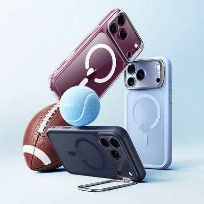 MagSafe Case for Apple iPhone 18 Pro / 17 Pro, ESR, Classic Hybrid Kickstand, Satin Pink