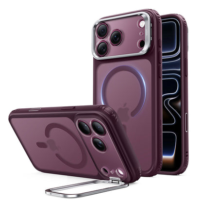 Θήκη MagSafe για Apple iPhone 18 Pro / 17 Pro, ESR, Classic Hybrid Kickstand, Σκούρο Βυσσινί Ματ