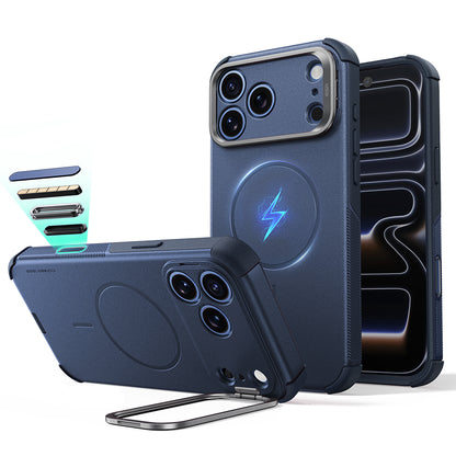 Θήκη MagSafe για Apple iPhone 18 Pro / 17 Pro, ESR, Cyber Armor Kickstand, Μπλε