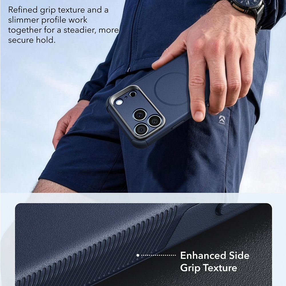 Θήκη MagSafe για Apple iPhone 18 Pro / 17 Pro, ESR, Cyber Armor Kickstand, Μπλε