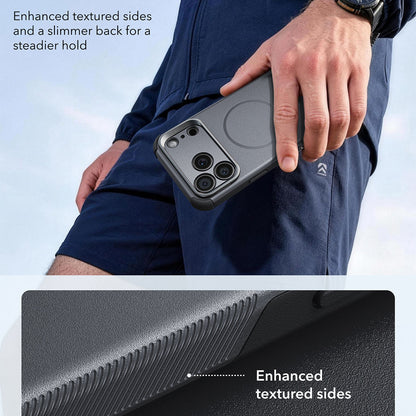 Θήκη MagSafe για Apple iPhone 18 Pro / 17 Pro, ESR, Cyber Armor Kickstand, Γκρι