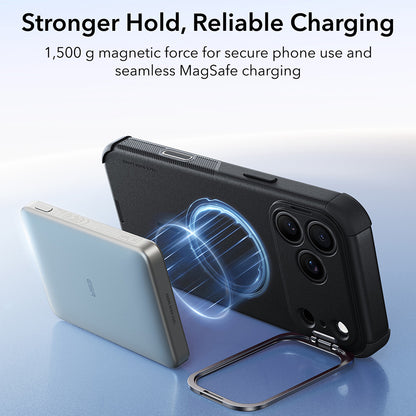 Θήκη MagSafe για Apple iPhone 18 Pro / 17 Pro, ESR, Cyber Armor Kickstand, Μαύρο