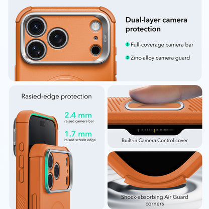 Θήκη MagSafe για Apple iPhone 18 Pro / 17 Pro, ESR, Cyber Armor Kickstand, Πορτοκαλί