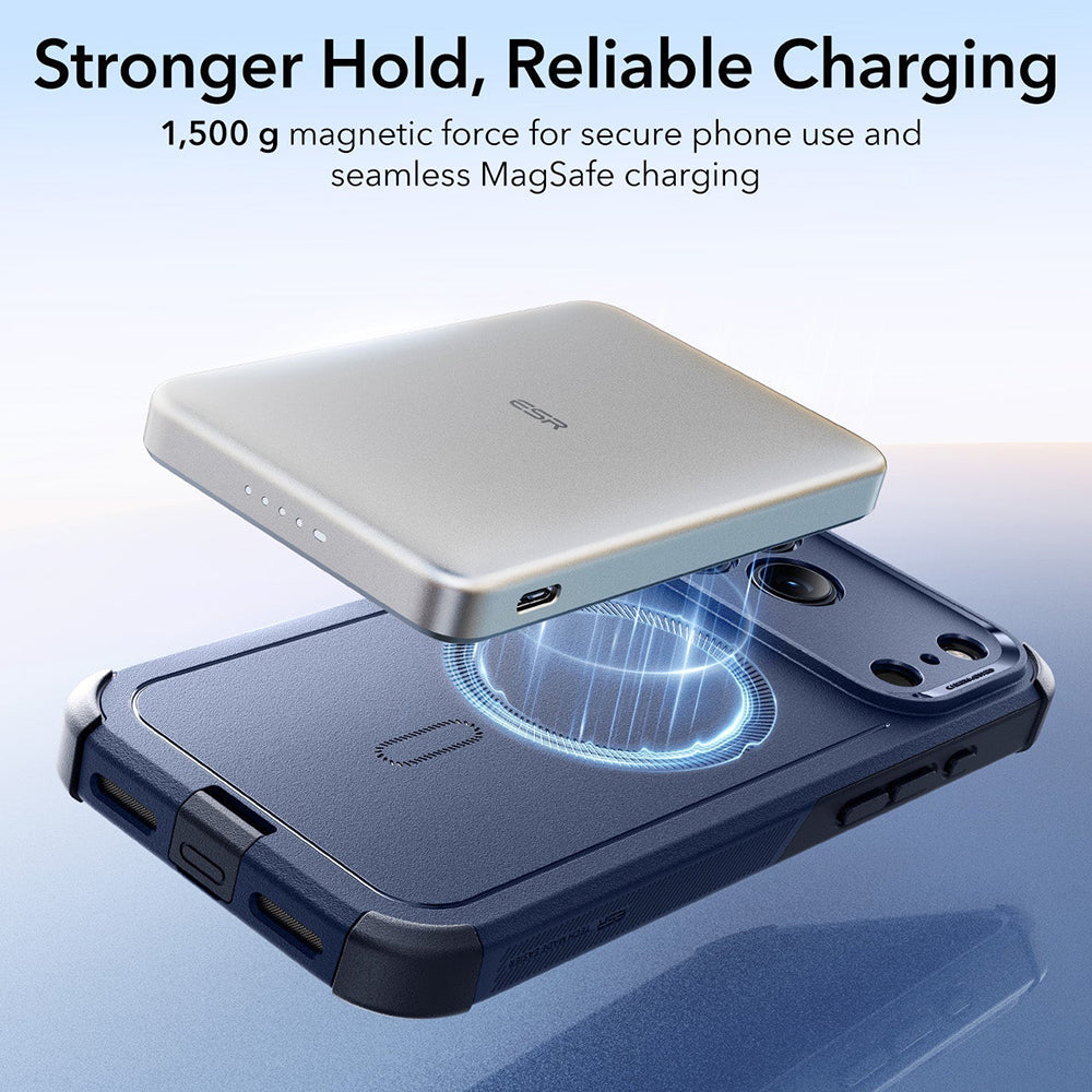 Θήκη MagSafe για Apple iPhone 18 Pro / 17 Pro, ESR, Cyber, Μπλε σκούρο