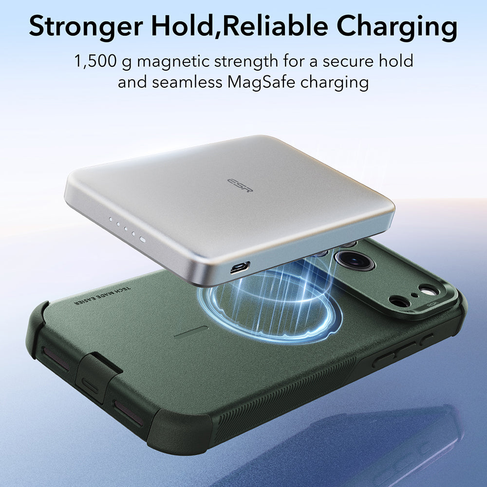 Θήκη MagSafe για Apple iPhone 18 Pro / 17 Pro, ESR, Cyber, Πράσινο