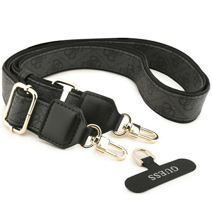 Θήκη MagSafe για Apple iPhone 18 Pro / 17 Pro, Guess, 4G Cardslot & Big Strap, Μαύρη