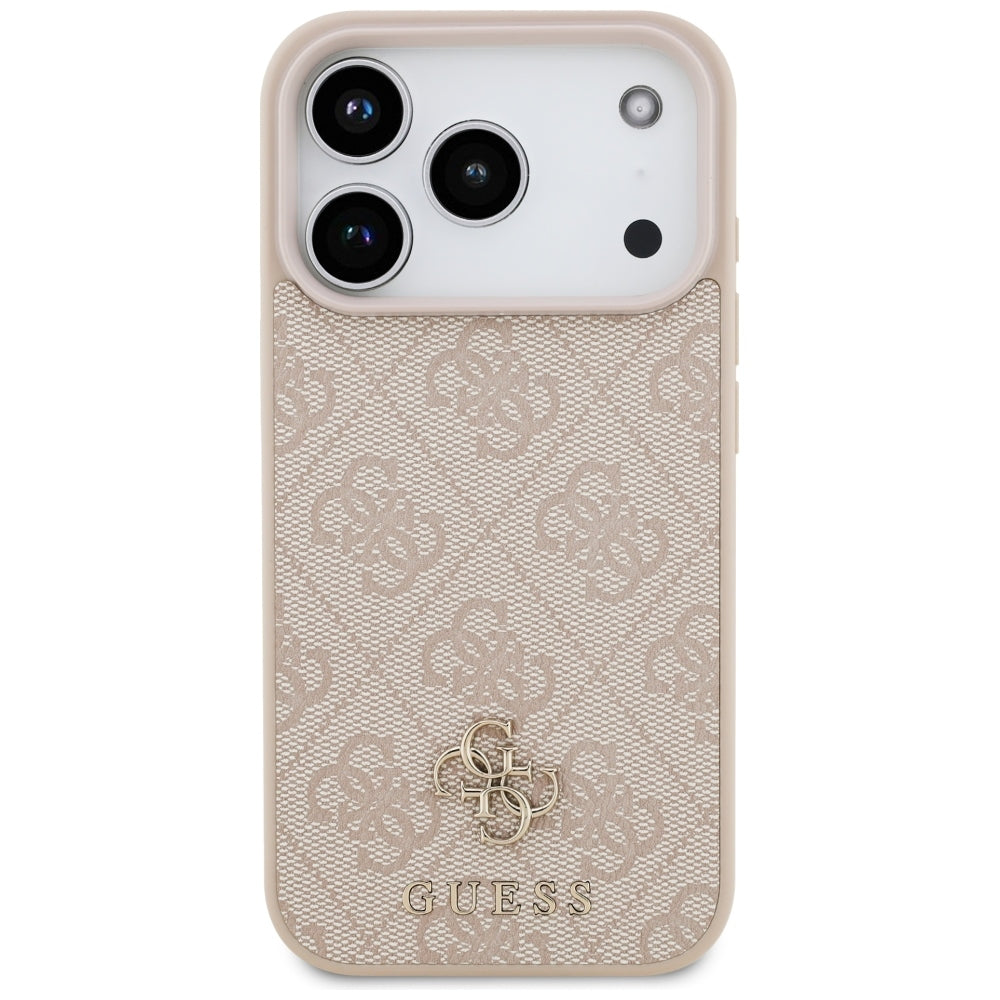 MagSafe Case for Apple iPhone 18 Pro / 17 Pro, Guess, 4G Small and Classic, Pink