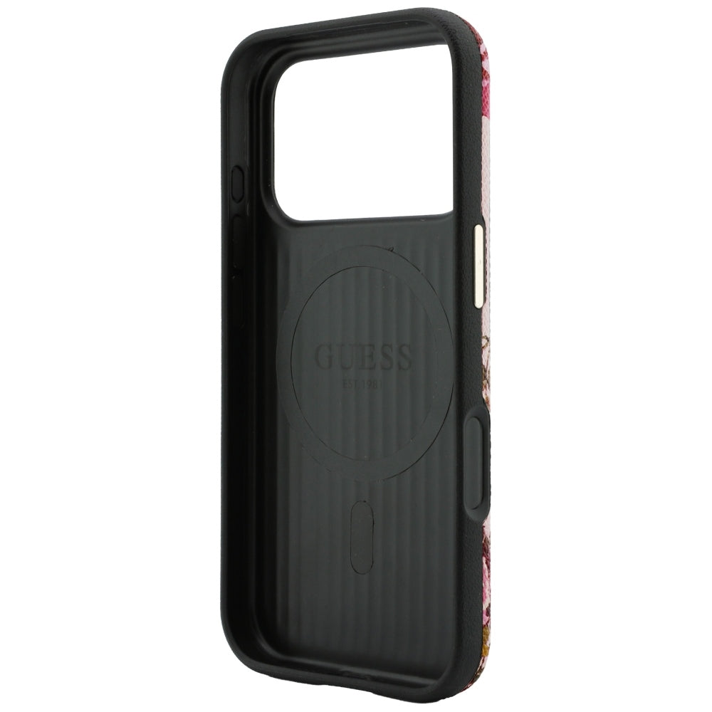 Θήκη MagSafe για Apple iPhone 18 Pro / 17 Pro, Guess, Blossom Roses Print, Ροζ
