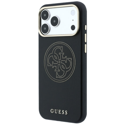 Θήκη MagSafe για Apple iPhone 18 Pro / 17 Pro, Guess, Διάτρητη 4G, Μαύρη