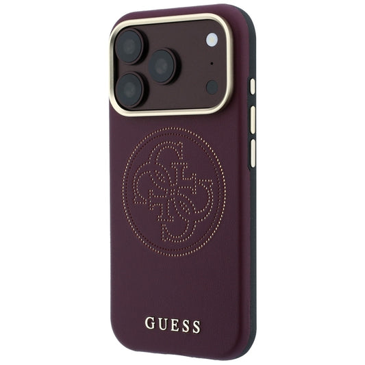 Θήκη MagSafe για Apple iPhone 18 Pro / 17 Pro, Guess, Διάτρητη 4G, Βυσσινί
