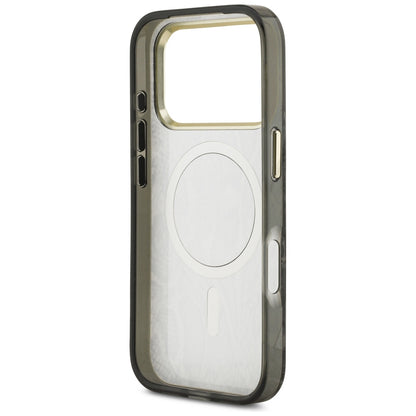 Θήκη MagSafe για Apple iPhone 18 Pro / 17 Pro, Guess, Σχέδιο Πύθωνα, Μαύρη