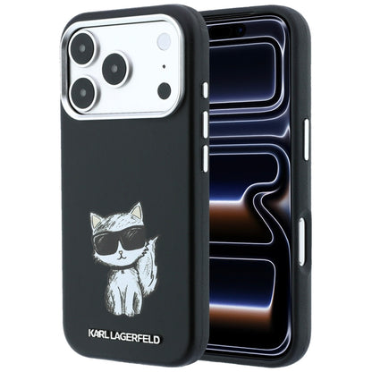 Θήκη MagSafe για Apple iPhone 18 Pro / 17 Pro, Karl Lagerfeld, Choupette Sketch, Μαύρο