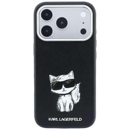 Θήκη MagSafe για Apple iPhone 18 Pro / 17 Pro, Karl Lagerfeld, Choupette Sketch, Μαύρο