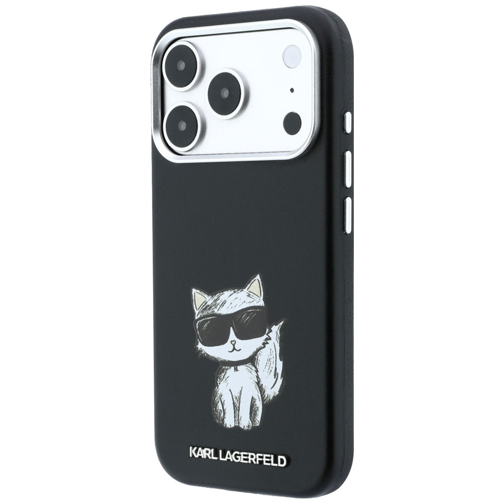Θήκη MagSafe για Apple iPhone 18 Pro / 17 Pro, Karl Lagerfeld, Choupette Sketch, Μαύρο