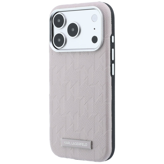 Θήκη MagSafe για Apple iPhone 18 Pro / 17 Pro, Karl Lagerfeld, Grained Mono Resin Logo, Ροζ