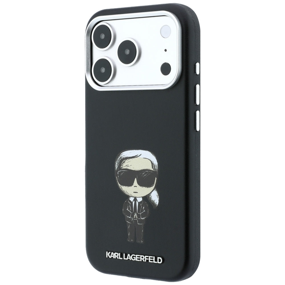 Θήκη MagSafe για Apple iPhone 18 Pro / 17 Pro, Karl Lagerfeld, Ikonik Sketch, Μαύρο