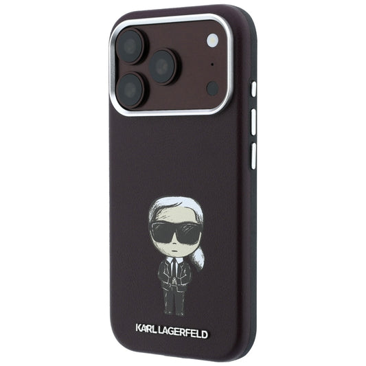 Θήκη MagSafe για Apple iPhone 18 Pro / 17 Pro, Karl Lagerfeld, Ikonik Sketch, Βυσσινί