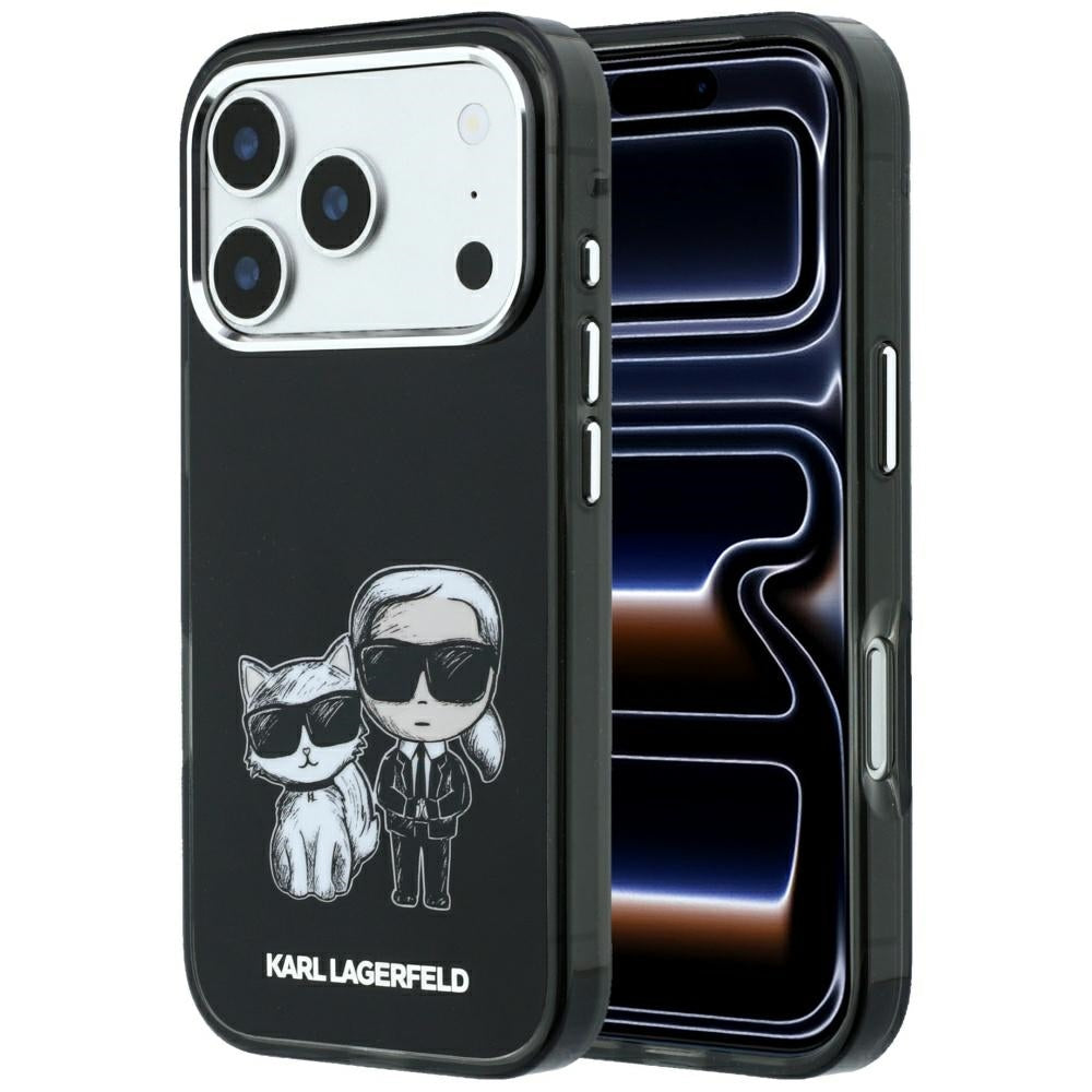 Θήκη MagSafe για Apple iPhone 18 Pro / 17 Pro, Karl Lagerfeld, KC Bodies Sketch, Μαύρο