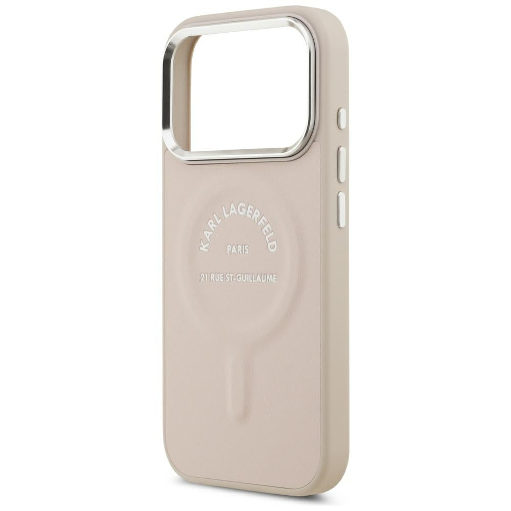 Θήκη MagSafe για Apple iPhone 18 Pro / 17 Pro, Karl Lagerfeld, Ring Karl RSG Logo, Ροζ