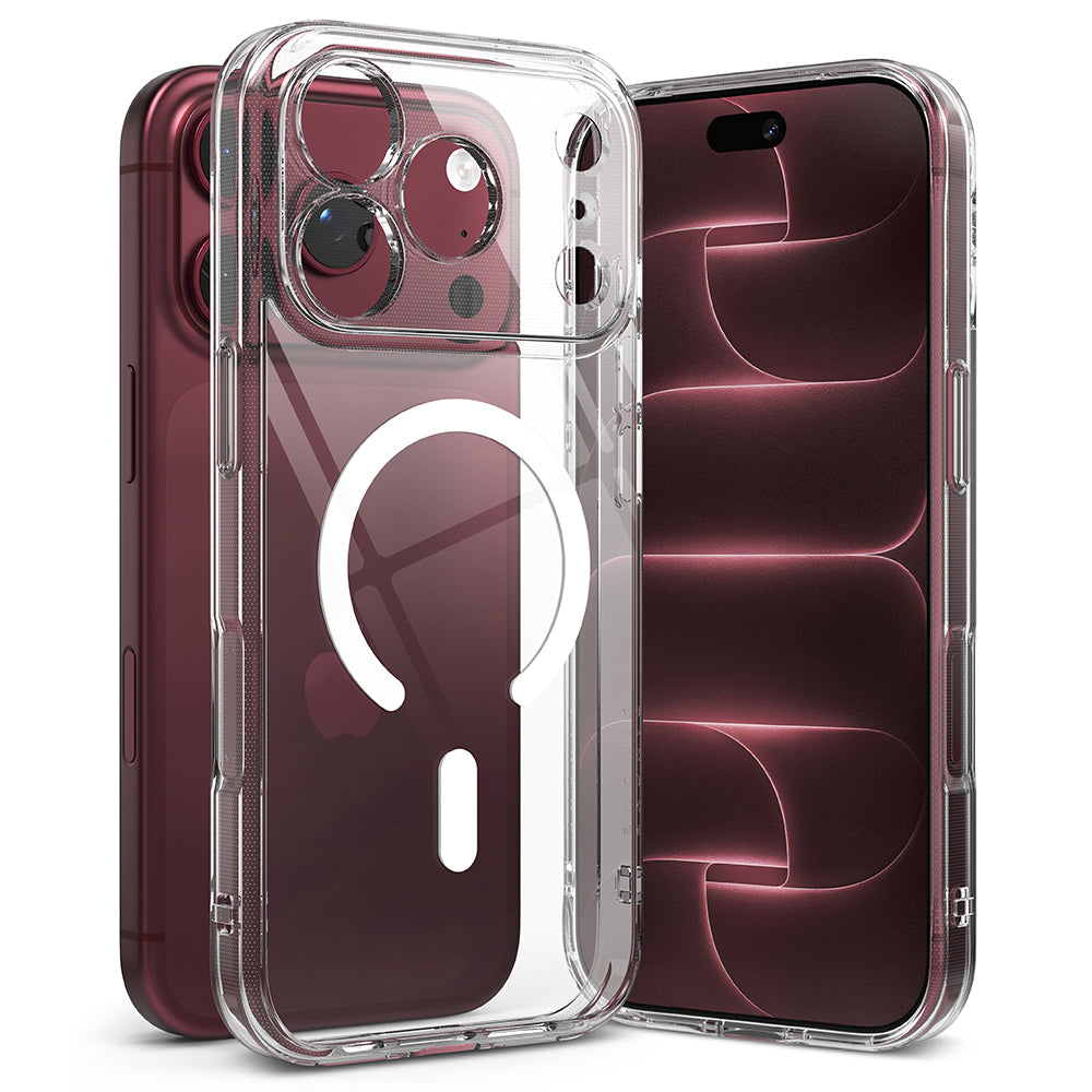 MagSafe Case for Apple iPhone 18 Pro / 17 Pro, Ringke, Fusion, Transparent