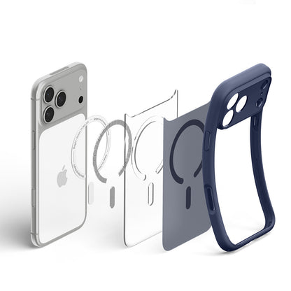 Θήκη MagSafe για Apple iPhone 18 Pro / 17 Pro, Spigen, Ultra Hybrid, Σατινέ Σκούρο Μπλε ACS11931
