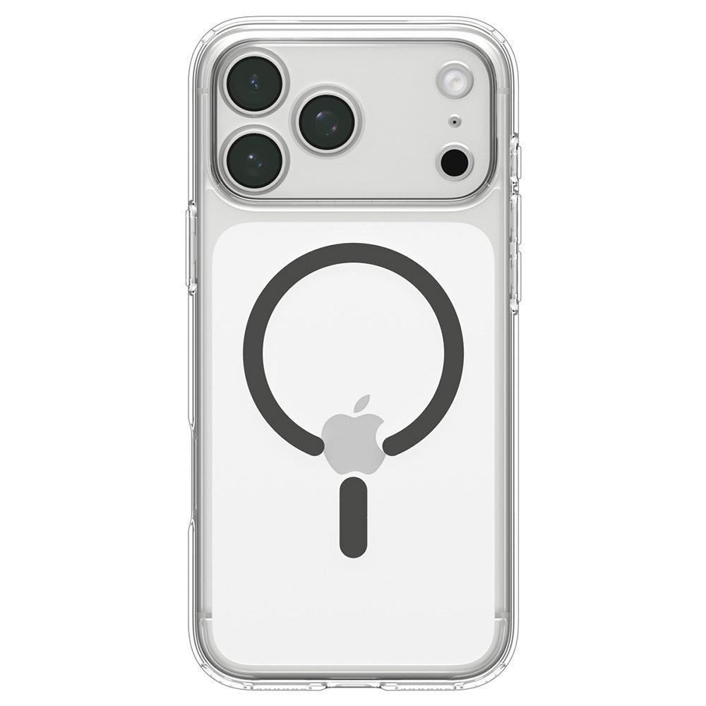 Θήκη MagSafe για Apple iPhone 18 Pro / 17 Pro, Spigen, Ultra Hybrid, Γκρι Διαφανές ACS12156