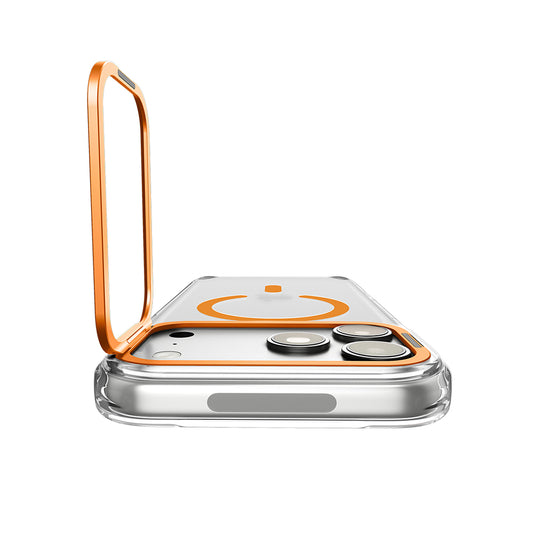 Θήκη MagSafe για Apple iPhone 18 Pro / 17 Pro, Spigen, Ultra Hybrid Optik S, Διαφανής Πορτοκαλί ACS11923